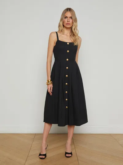 L AGENCE ESMERALDA POPLIN DRESS