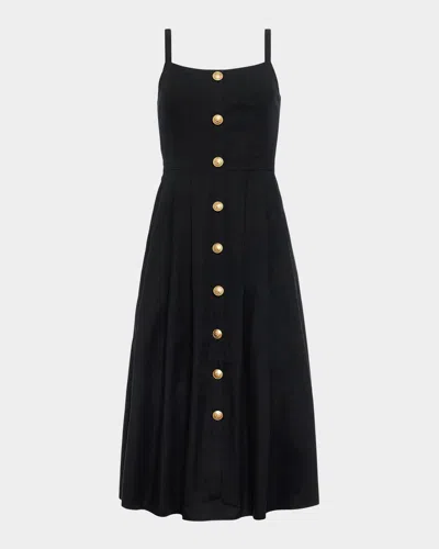 L AGENCE ESMERALDA SLEEVELESS MIDI DRESS