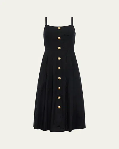 L AGENCE ESMERALDA SLEEVELESS MIDI DRESS
