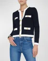 L'agence Estefania Cardigan In Blackwhite