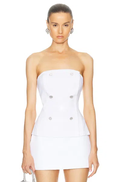 L'agence Fay Strapless Bustier In White