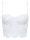 L'agence Floral-lace Bralette In White
