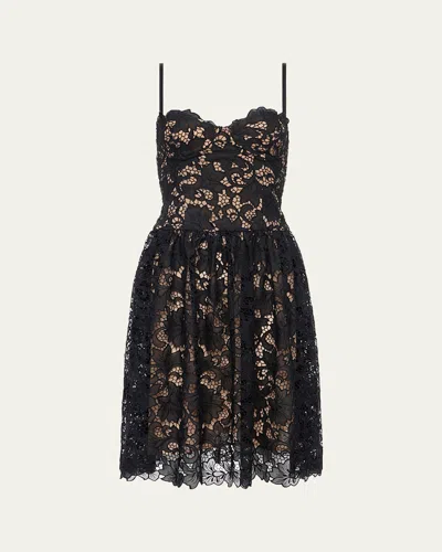 L Agence Flyn Wire-cup Midi Dress