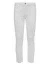 L Agence Frayed-hem Jeans In White