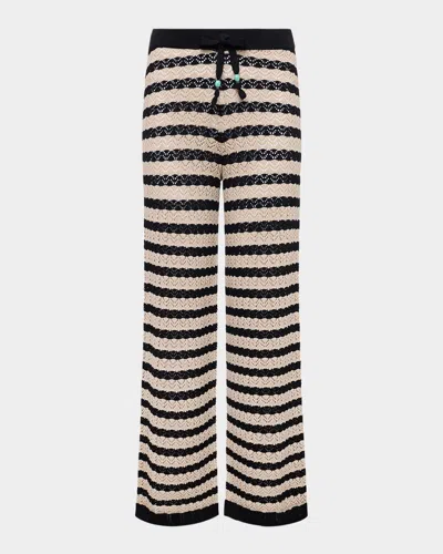 L Agence Gaelle Pointelle Knit Pants