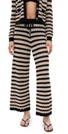 L Agence Gaelle Pointelle Knit Pants