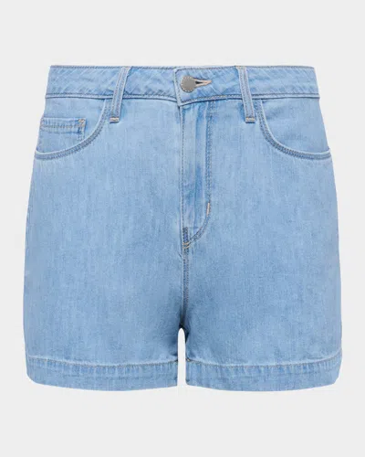 L Agence Gina High-rise Denim Shorts In Dakota