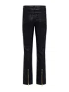 L Agence Ginny Coated Jean In Noir Coated In Multi
