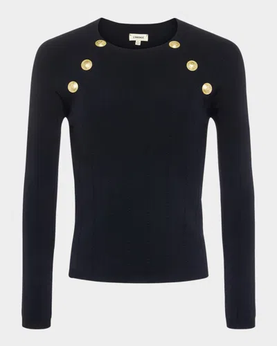 L AGENCE GRETCHEN CREWNECK PULLOVER