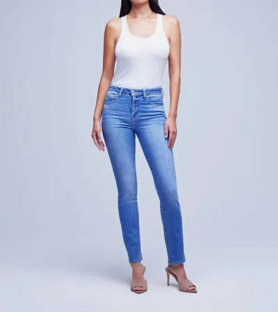L Agence Harrison High Rise Straight Leg Jeans In Alamo In Multi