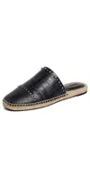L Agence Helenor Espadrilles Black In Black