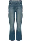L Agence High-rise Bootcut Jeans In Blue
