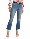 L Agence High Rise Crop Micro Boot Jean In Ithaca Tati In Blue