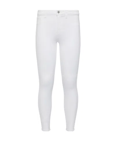 L Agence High-waisted Jeans In White