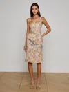 L Agence Western Paisley Idy Button-front Tank Dres In Neutral