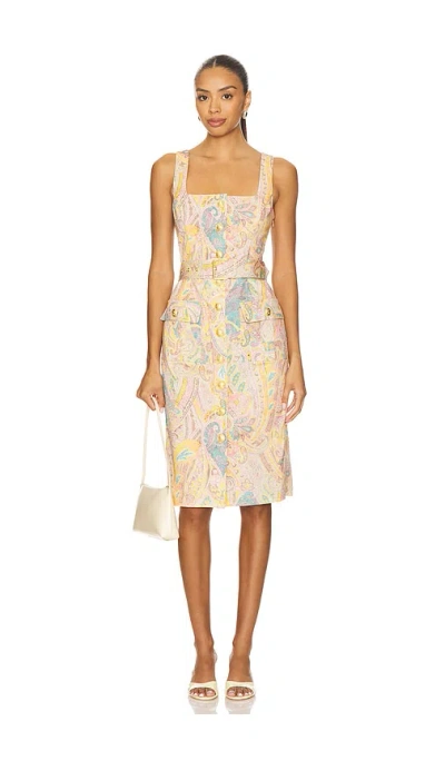 L AGENCE IDY BUTTON FRONT TANK DRESS