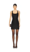 L AGENCE INORI BEADED MINI DRESS