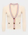 L Agence Irvin Pointelle Cardigan