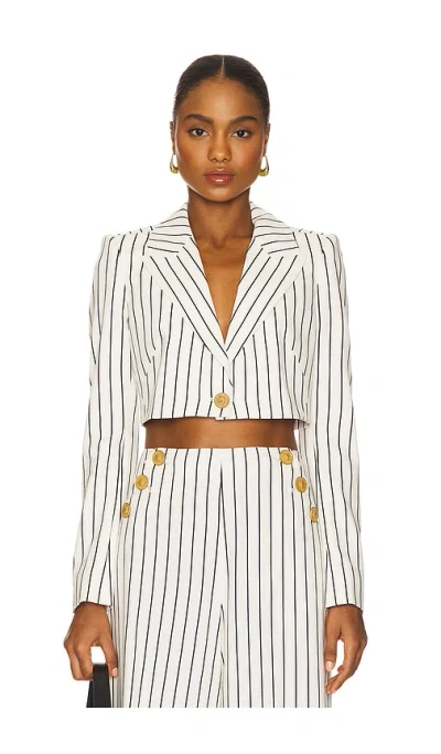 L'AGENCE IZZIE CROPPED BLAZER