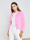 L AGENCE JANELLE DENIM JACKET