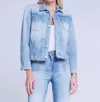 L Agence L'agence Janelle Slim Raw Jacket In Multi