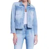 L AGENCE JANELLE RAW SLIM JACKET IN INDIE