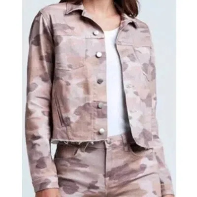 L Agence Janice In Nude Rose Camo In Multi
