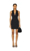 L Agence Jazlynn Tuxedo Dress In Black