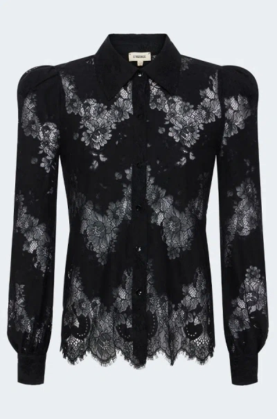 L'agence Jenica Lace Blouse In Black