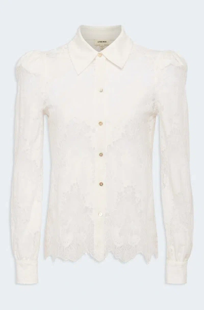 L'agence Jenica Lace Blouse In Ivory In Neutral