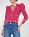 L Agence Milana Slouchy Stovepipe Jean In Pink Multi