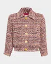 L Agence Tweed Cropped Jia Jacket