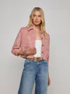 L'agence Jia Tweed Jacket In Pink