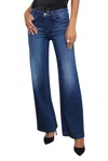 L Agence Joanne Low Rise Wide Leg Jean In Haven In Blue