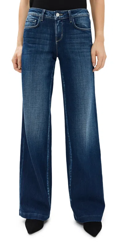 L Agence Joanne Wide Leg Jeans Haven