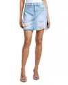 L Agence Jolene Mini Skirt In Reseda In Multi