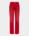 L Agence Jones Stovepipe Jean In Carmine