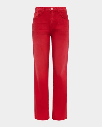 L Agence Jones Stovepipe Jean In Carmine