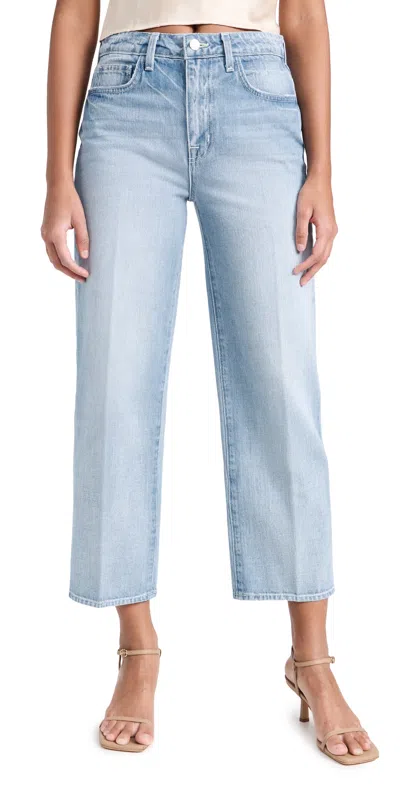 L Agence June Cropped Stovepipe Jean In Multi