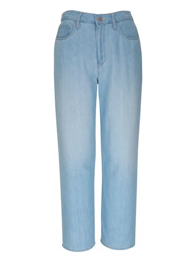 L Agence June Stovepipe Jeans In Blue