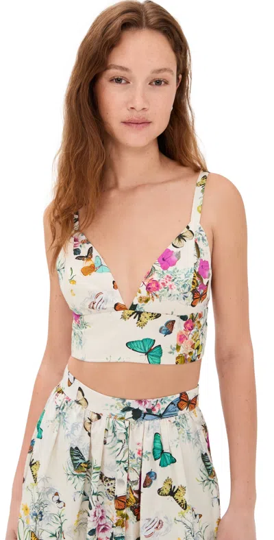 L Agence Kaori Bralette Charonda Butterfly