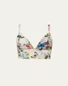 L Agence Kaori Bralette Top In V Wh M Charonda Btrfly