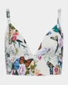 L Agence Kaori Bralette Top In V Wh M Charonda Btrfly