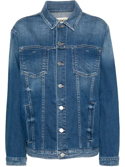 L Agence Karina Denim Jacket In Hayward