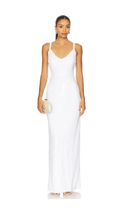 L Agence Karma Sequin Maxi Dress