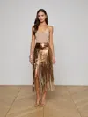 L Agence Karolina Fringe Skirt