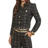 L Agence Kasey Tweed Jacket In Multi