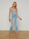 L Agence Kendra Cropped Flare Jean In Dorian