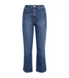 L Agence Kendra Cropped Flare Jeans In Blue