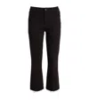 L Agence Kendra Cropped Flared Jeans In Black